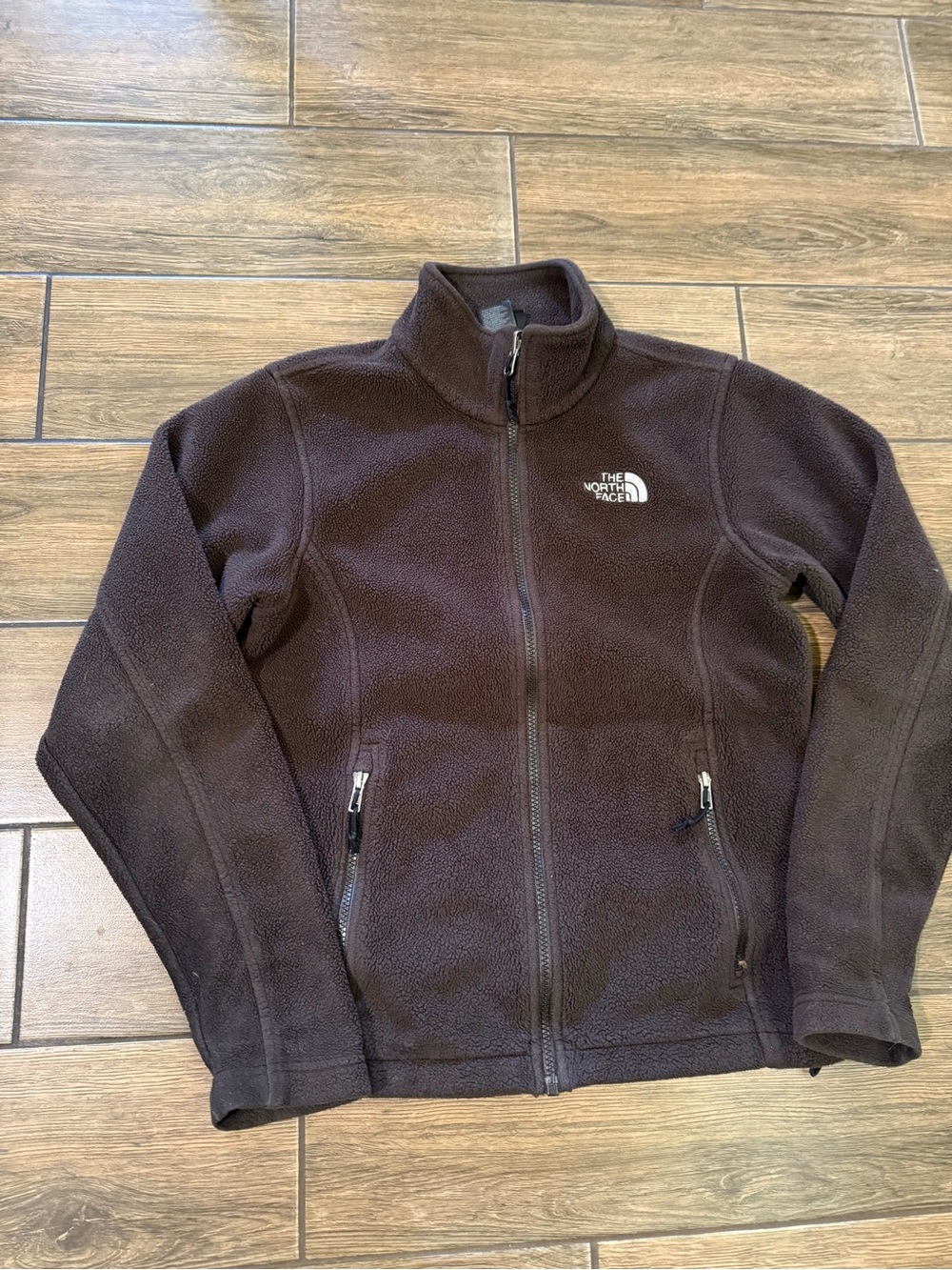 The North Face Dark Brown Fleece Zip Jacket